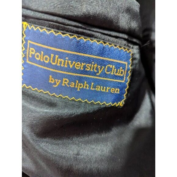 Polo University Club By Ralph Lauren Men's Charcoal Gray Wool Blazer Size 42R - Picture 2 of 9
